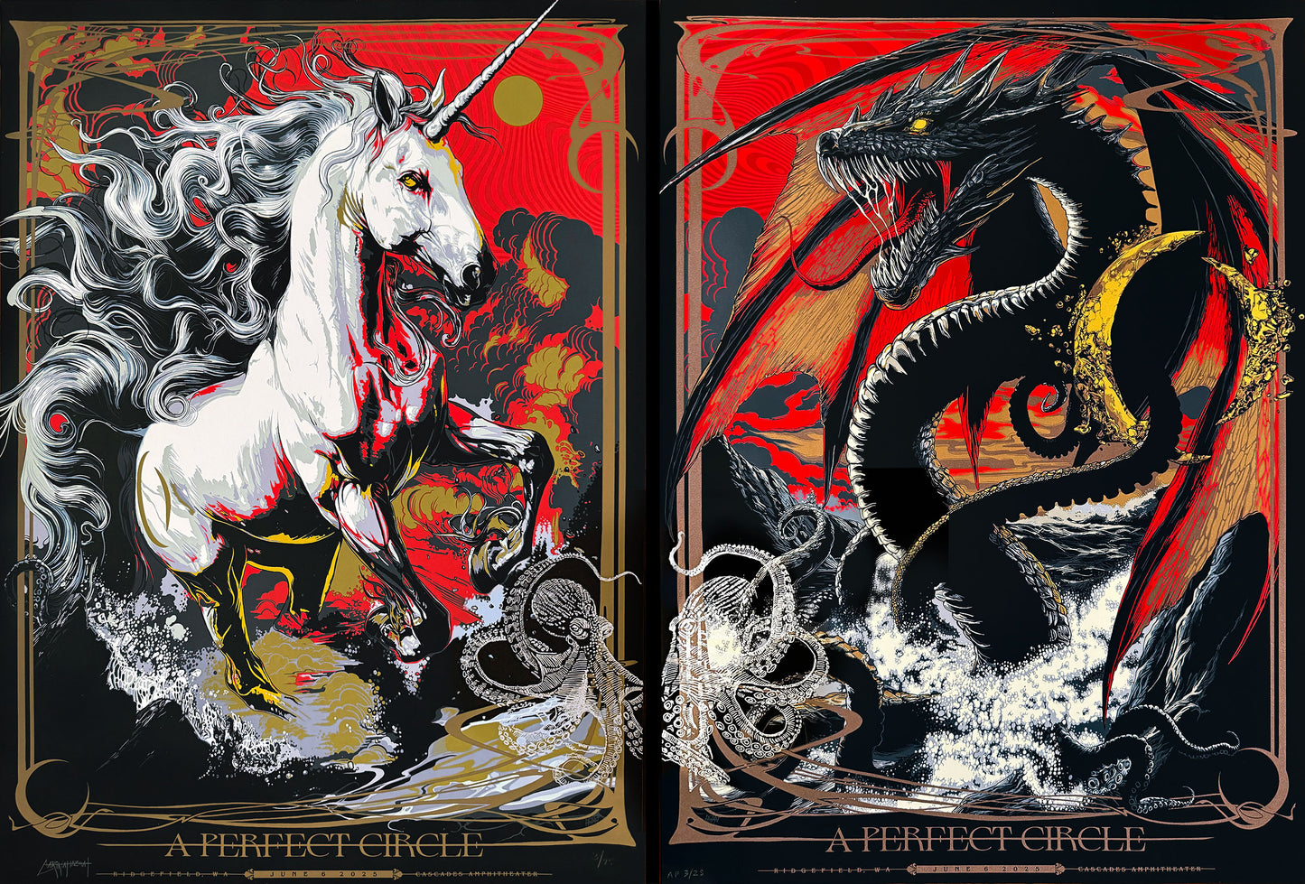 Illuminated Sets - A Perfect Circle - “Monoceros & Draco” Ridgefield, WA