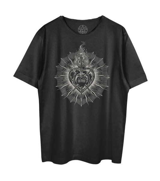 Three of Swords - Raw Neck T-Shirt