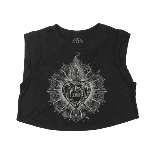Three of Swords - Cropped Muscle Tank